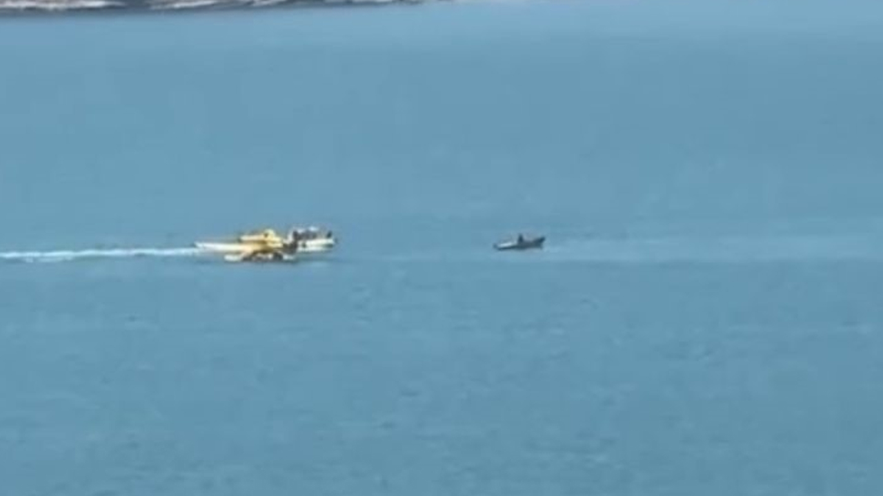 Adana'da yangın söndürme uçağı düştü!