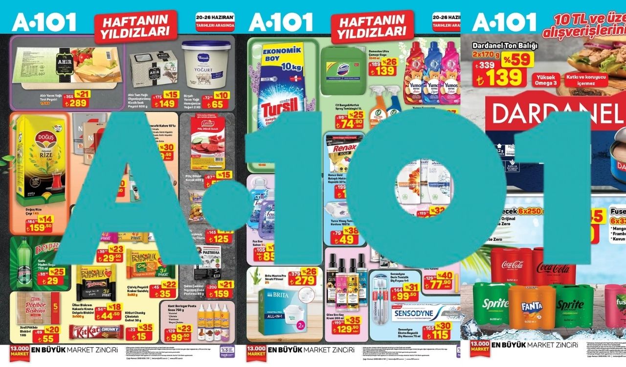 A101'DEN ÇAY, KAŞAR VE YOĞURTTA DEV İNDİRİM: A101 20 Haziran indirim kataloğunu duyurdu!
