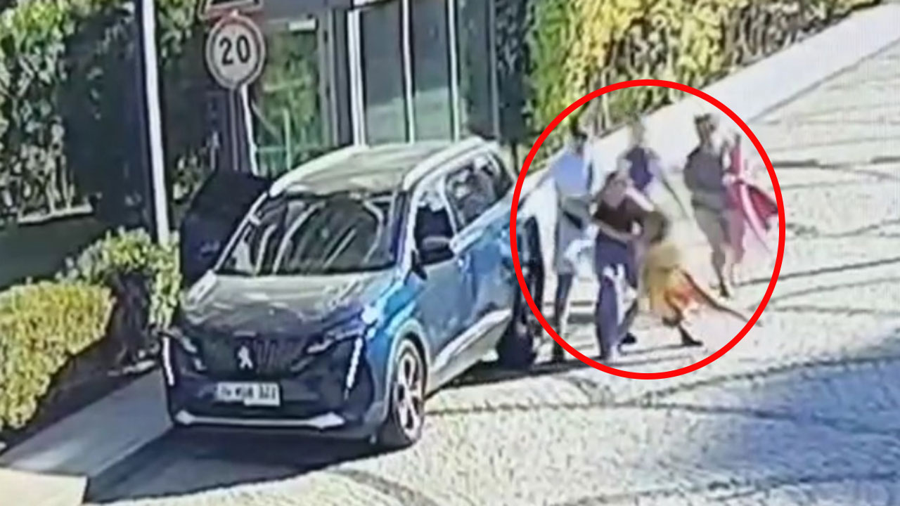 İstanbul'da lüks rezidans önünde film gibi olay! Ukraynalı anne küçük çocuğunu araçla zorla kaçırdı