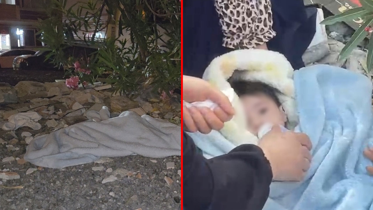 Boş arazide 3 aylık bebek bulundu!