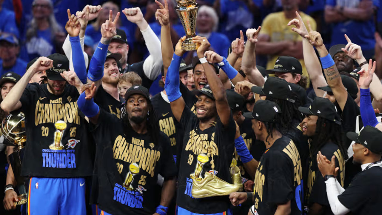 NBA tarihinde bir ilk: Şampiyon Oklahoma City Thunder oldu