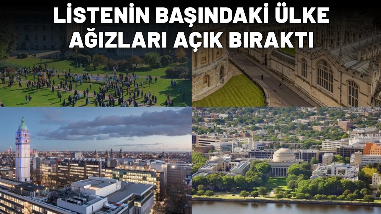 En çok üniversiteye sahip ülkeler tek tek sıralandı! Listenin başındaki ülke ağızları açık bıraktı