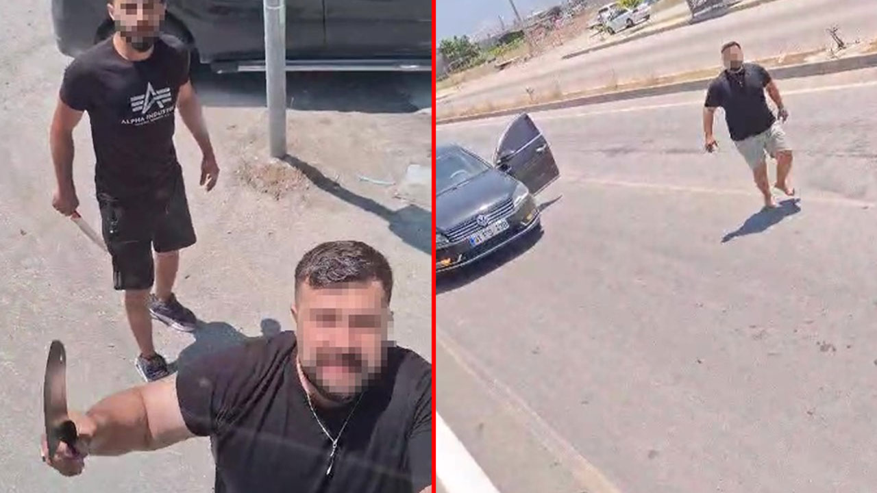 Yol verme tartışmasında satırla saldırdılar: Canını zor kurtardı!