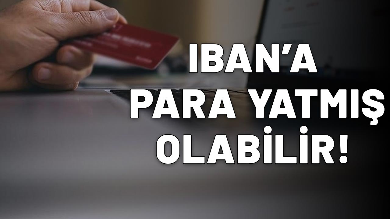 HESAPLARINIZI HEMEN KONTROL EDİN: IBAN'a para yatmış olabilir!
