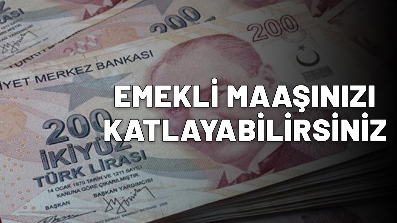 EMEKLİ MAAŞINIZI KATLAYABİLİRSİNİZ! Bu formüllerle daha fazla alacaksınız