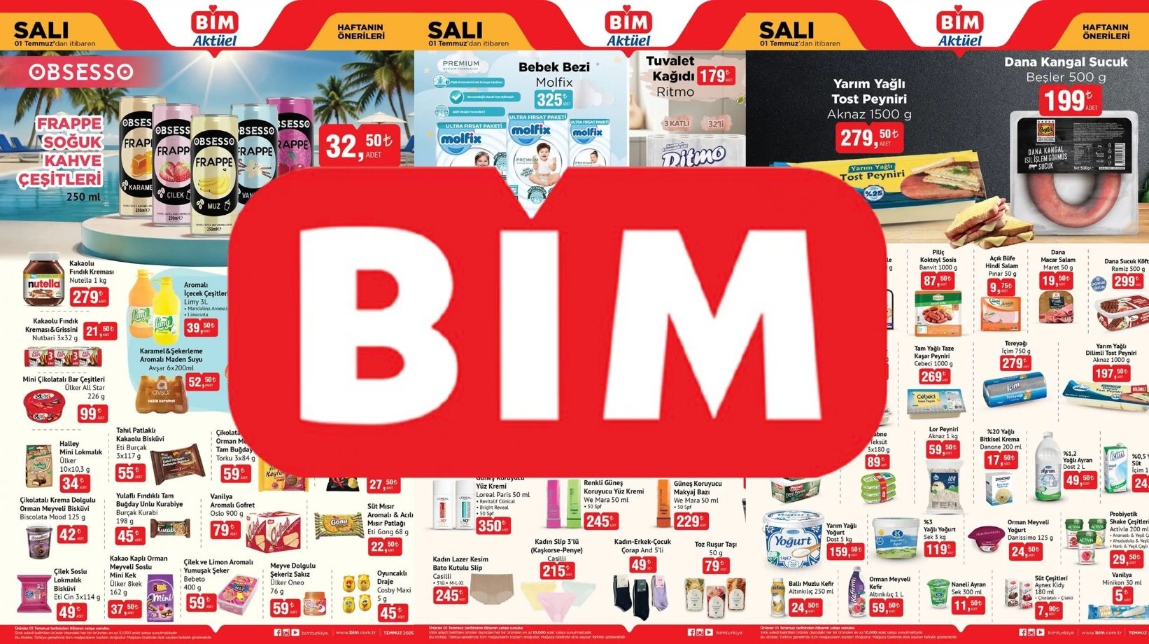 BİM'E SUCUK, PEYNİR VE TEREYAĞI BÜYÜK İNDİRİMDE GELİYOR: BİM 1 Temmuz indirim kataloğu yayımlandı!
