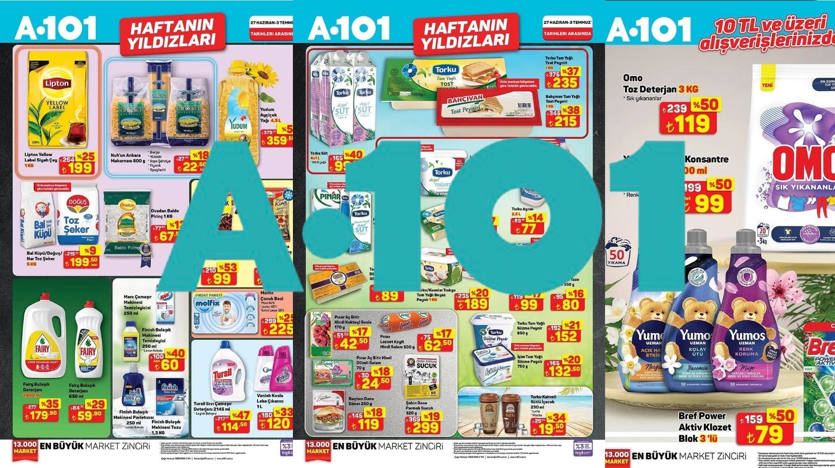 A101'DEN TEMEL GIDA ÜRÜNLERİNE DEV İNDİRİM: İndirim 3 Temmuz'a kadar devam edecek!