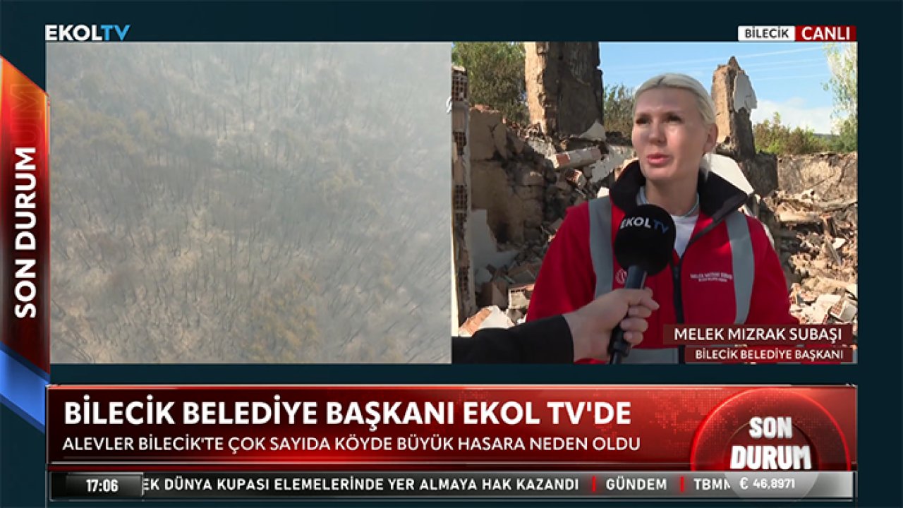 Bilecik Belediye Başkanı Ekol TV’de: Köylerde maddi hasar çok büyük