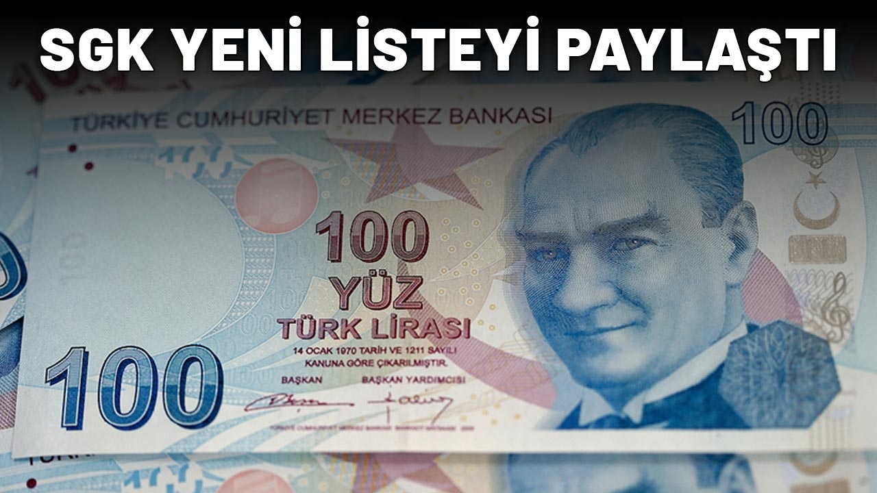 SGK YENİ LİSTEYİ PAYLAŞTI: 5 yıl erken emeklilik şansı olanlar açıklandı