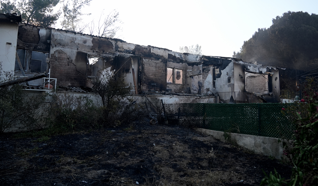 İzmir'deki orman yangınının yıkımı sabah ortaya çıktı! Evler kül oldu