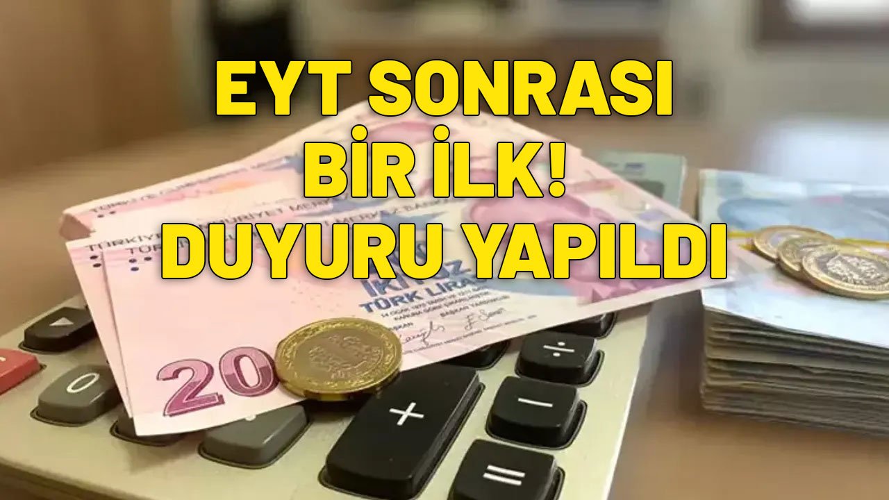 EYT SONRASI BİR İLK! Duyuru yapıldı! Erken emeklilik kapıda