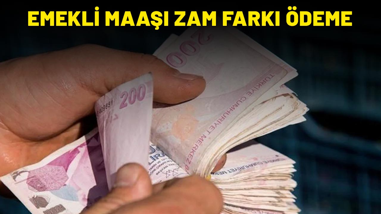 EMEKLİ MAAŞI ZAM FARKI ÖDEME| Emekli maaşı Temmuz zamları zam farkı ne zaman yatacak? Tahsis numarasına göre ödeme takvimi