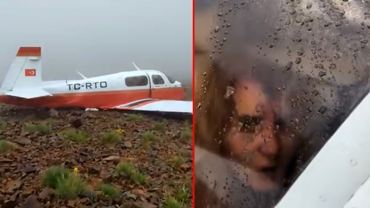 Dünya turuna çıkan pilot ölmüştü: Uçağa ilk ulaşıldığı anların görüntüsü ortaya çıktı