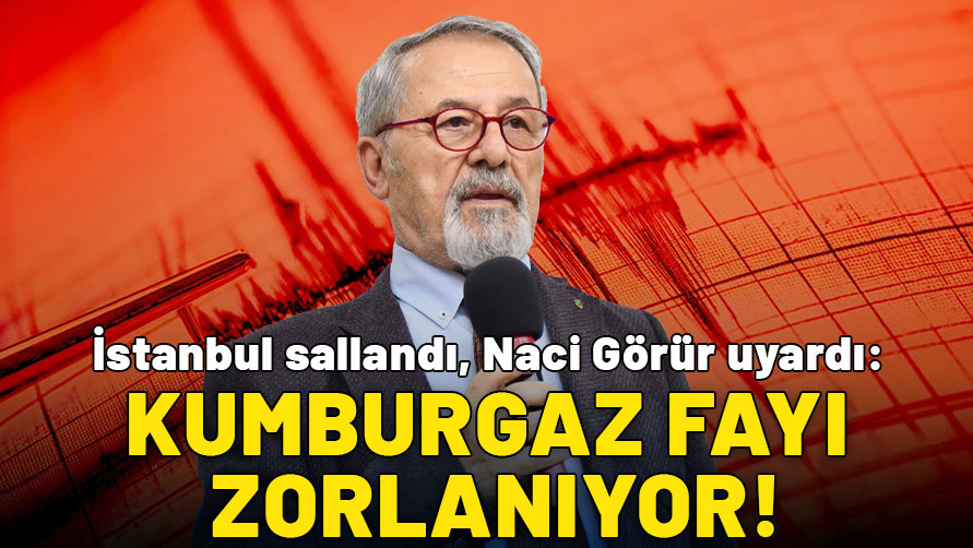 İstanbul'daki depremin ardından Naci Görür'den açıklama: Kumburgaz Fayı zorlanıyor!
