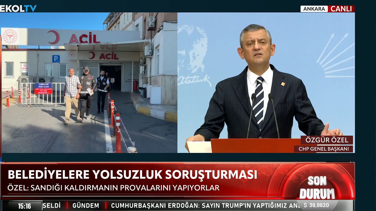 Özgür Özel: Milletin rızasını yok sayan bir baskı rejimiyle karşı karşıyayız