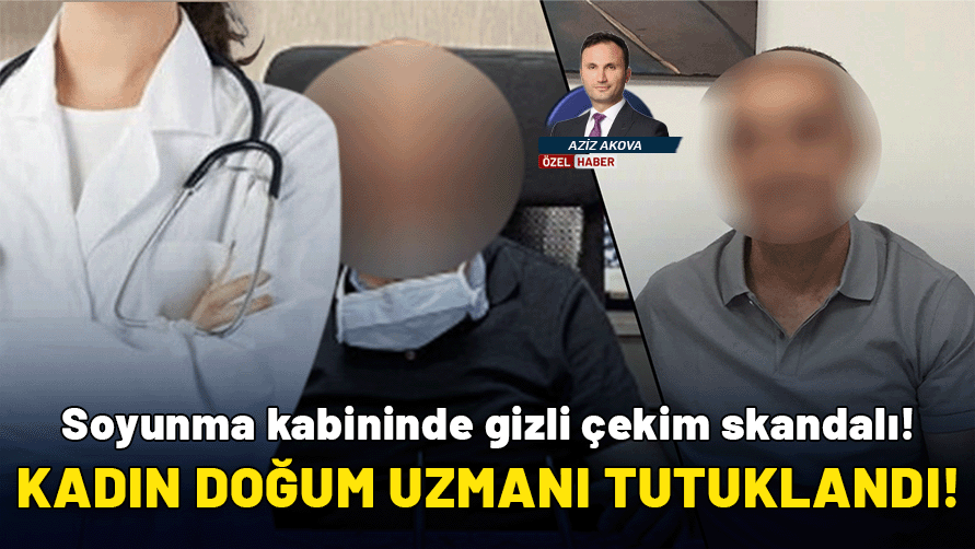Soyunma kabininde gizli çekim skandalı: Kadın doğum uzmanı, kadın doktorun görüntüsü çekerken yakalandı!