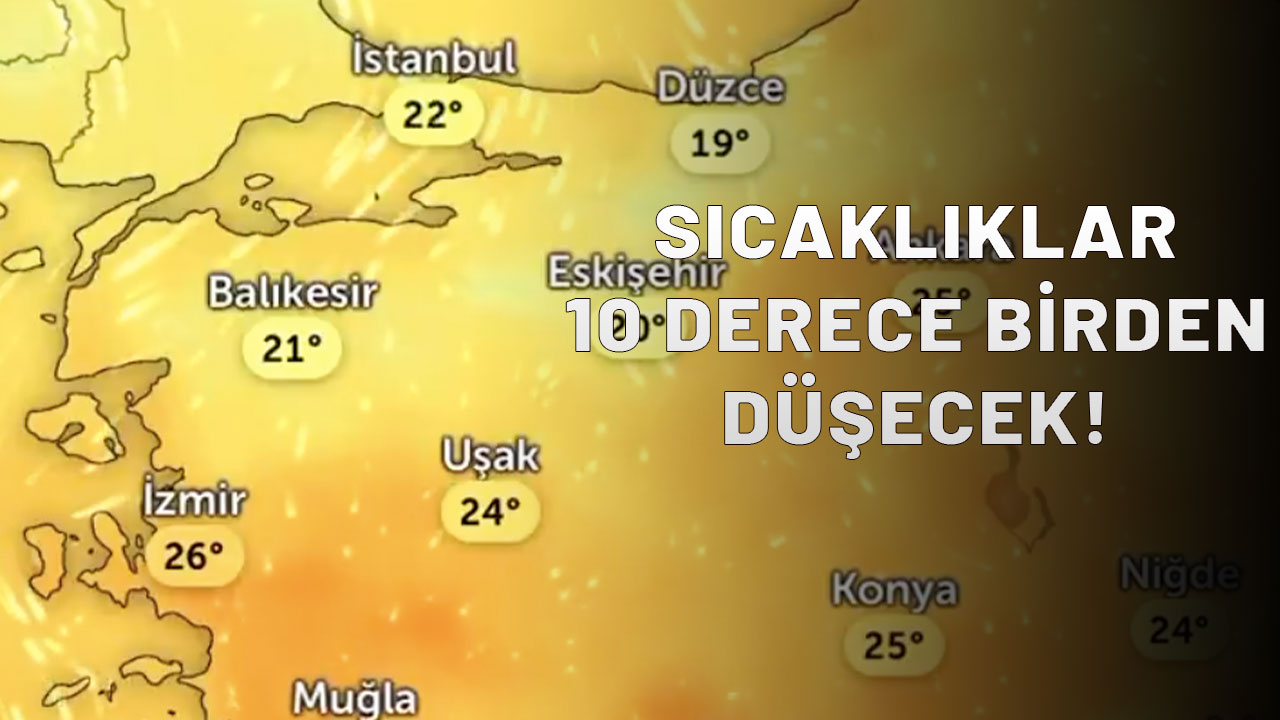 İSTANBUL. BURSA VE TEKİRDAĞ'A MÜJDE GELDİ: Sıcaklıklar 10 derece birden düşecek! Rüzgâr kapıya dayandı