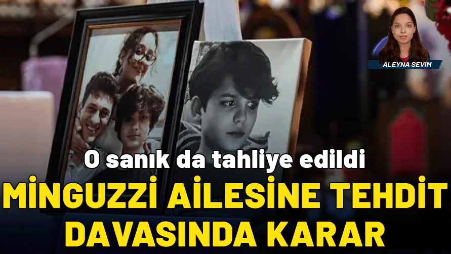 Minguzzi ailesine tehdit davasında karar: Tutuklu sanık tahliye edildi