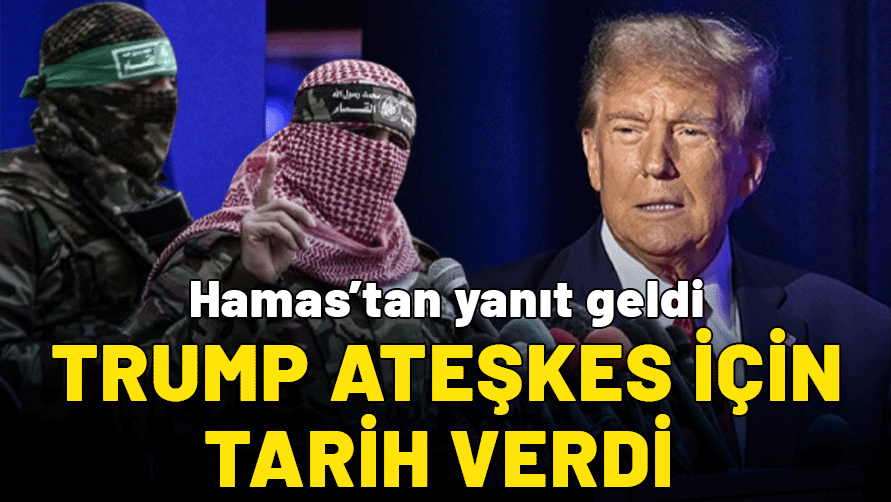 Trump, Gazze'de ateşkes için tarih verdi