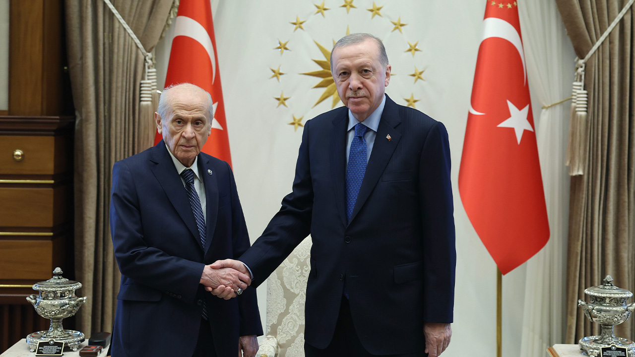 Cumhurbaşkanı Erdoğan, Devlet Bahçeli'yi kabul etti!