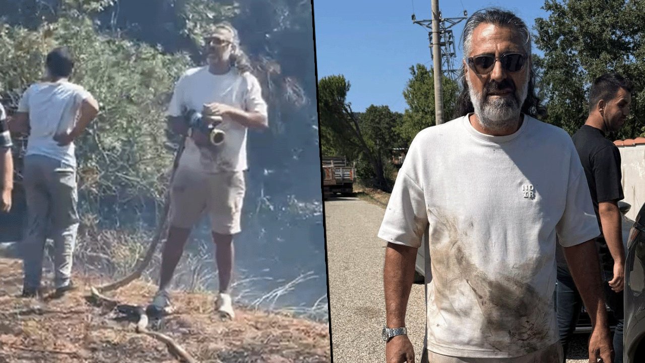 Çanakkale'de yangın: Kurtlar Vadisi oyuncusundan çalışmalara destek