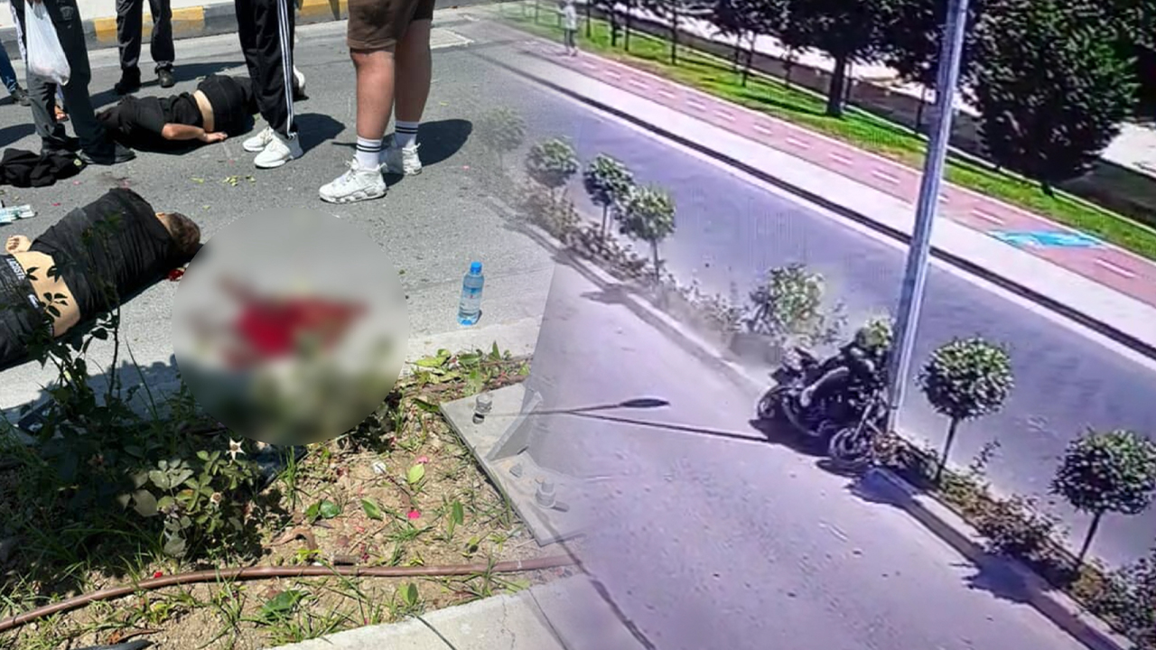 Kural ihlali canından etti!  Motorsikletle tek teker kazası faciayla sonuçlandı