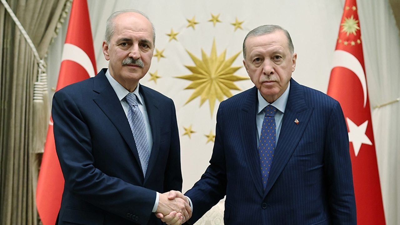 Erdoğan TBMM Başkanı Kurtulmuş'u kabul etti!