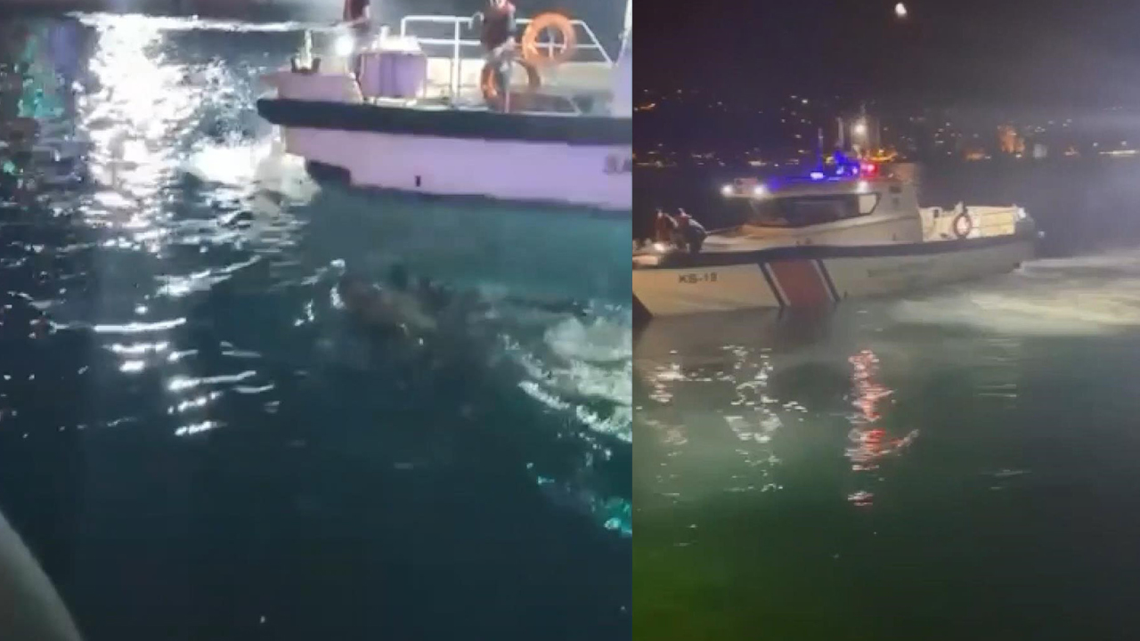 Gezi teknesinde 'iskele' faciası! Çırpınarak gözden kayboldu...