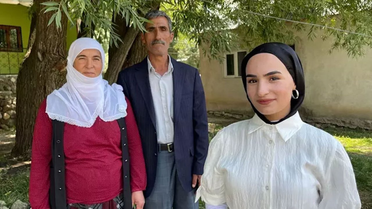 Babası YKS sonrası çiçeklerle karşılamıştı! Çimen, Türkiye 10 binincisi oldu!