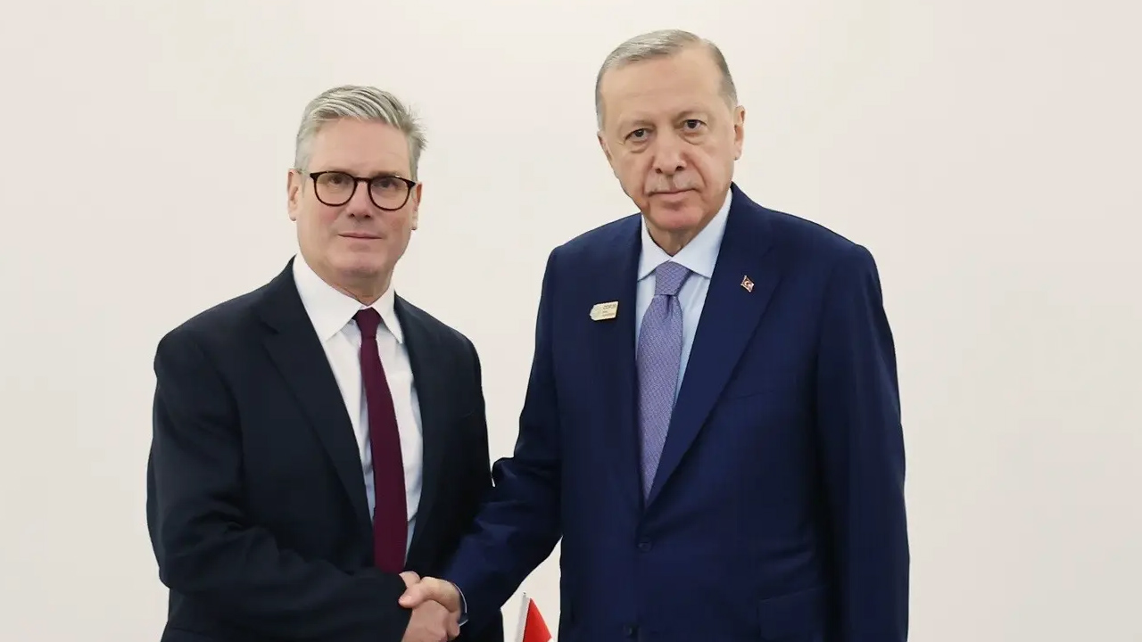 Cumhurbaşkanı Erdoğan, Starmer ile görüştü!