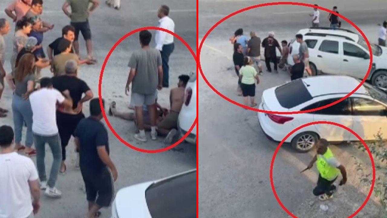 Kavgayı ayırmak isterken canından oldu: Kan donduran anlar kameralara yansıdı!