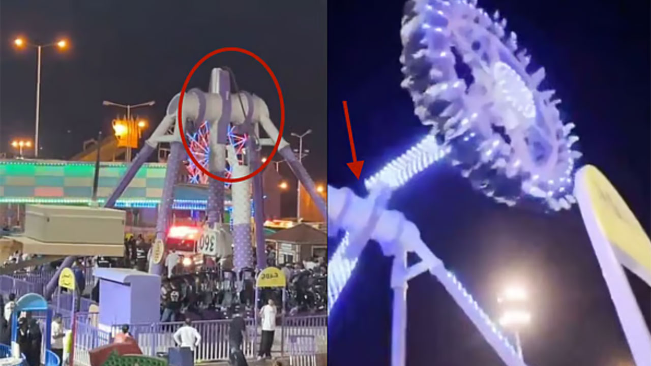 Lunaparkta facia! 360 isimli eğlence aracı havada kırıldı: En az 20 kişi yaralı