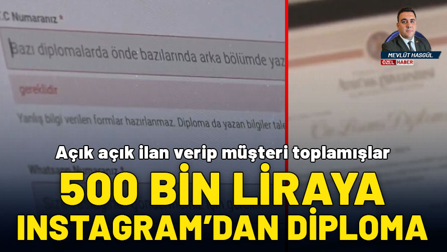 Instagram'dan sahte diploma pazarladılar: E-imza çetesi 500 bin liraya diploma sattı
