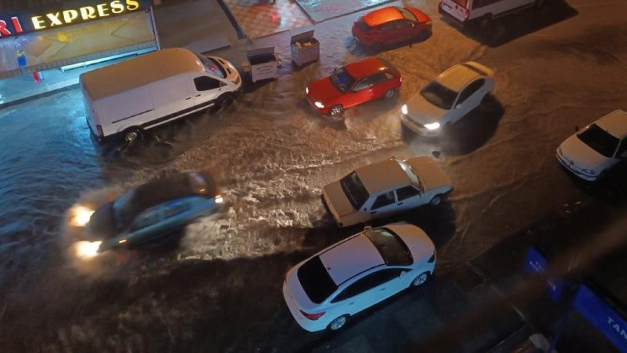 Ankara'da 45 dakikalık sağanak sele neden oldu!