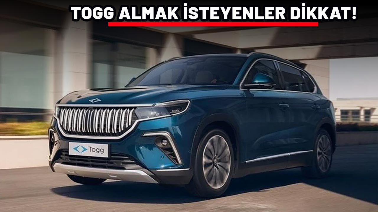613.000 TL'NİZ VARSA SIFIR TOGG SAHİBİ OLABİLİRSİNİZ: Kampanyayı duyan kulaklarına inanamıyor!