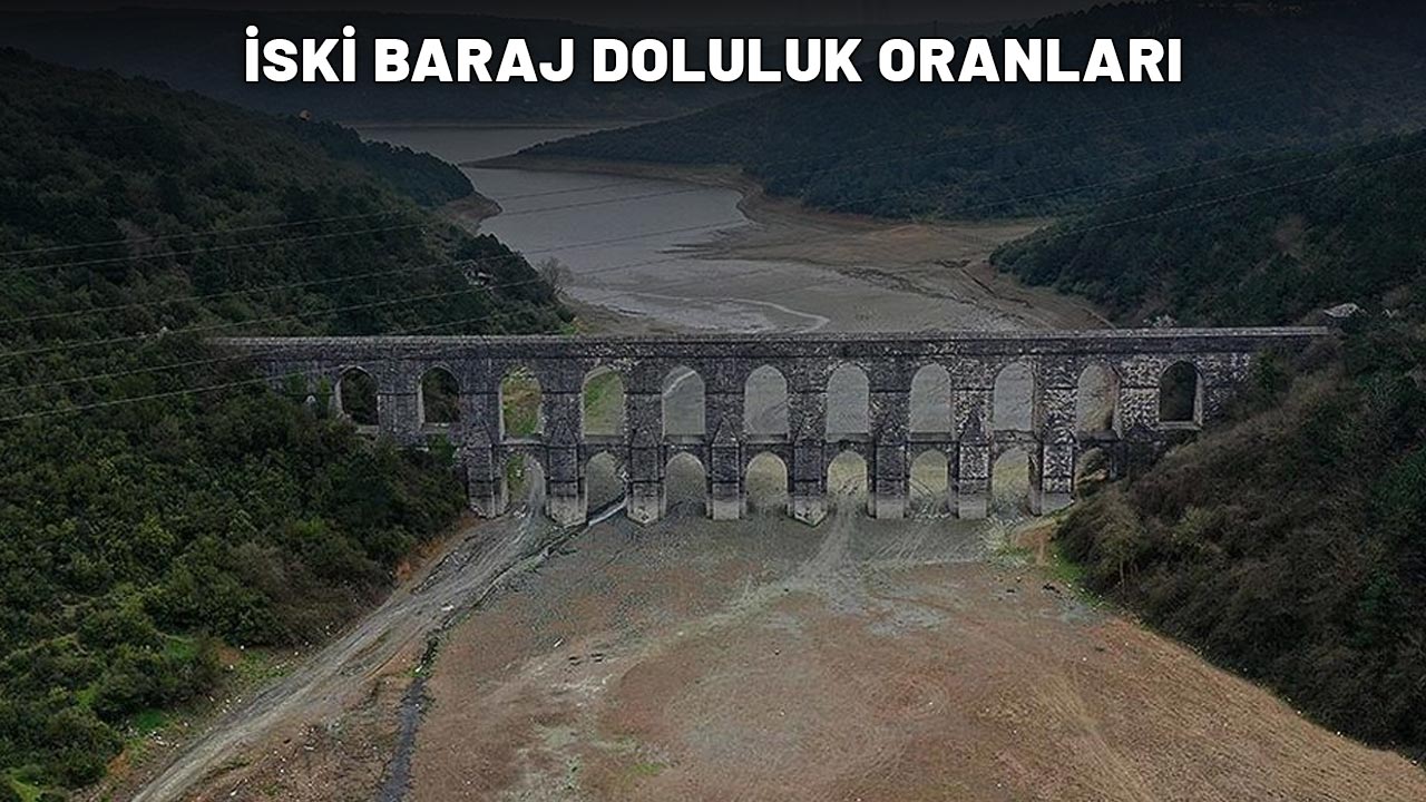 İSKİ BARAJ DOLULUK ORANLARI: 6 Ağustos İstanbul barajlarında son durum!