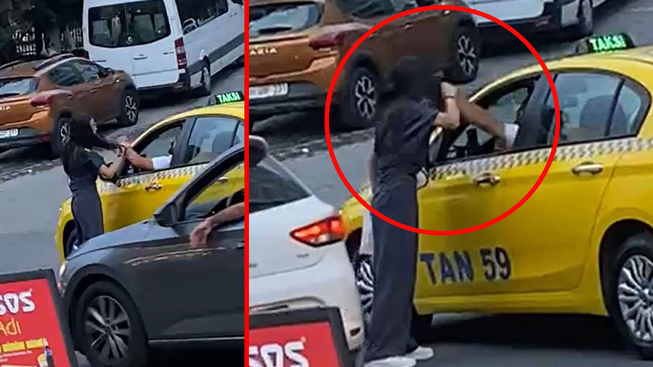 Taksici genç kadını yumrukla bayılttı: Karşıya geçen kadına Hem yol vermedi hem de darbedip kaçtı
