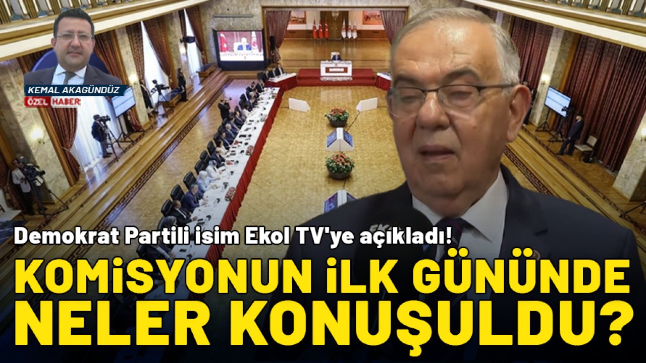 'Terörsüz Türkiye' komisyonunda neler konuşuldu? Demokrat Partili isim Ekol TV'ye açıkladı!