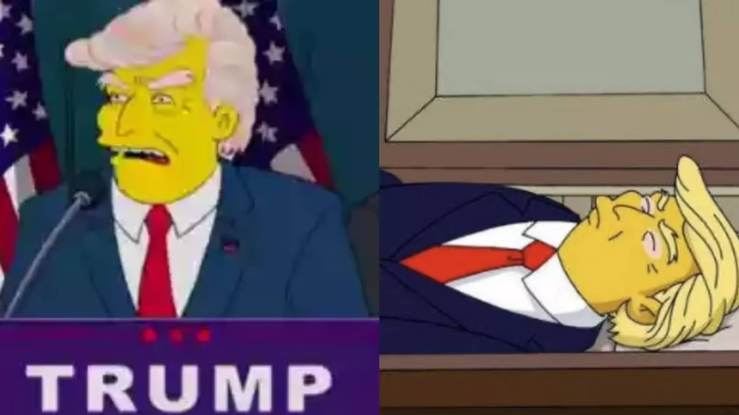 The Simpsons yine şaşırttı! Trump’ın ölüm tarihi sosyal medyayı karıştırdı!