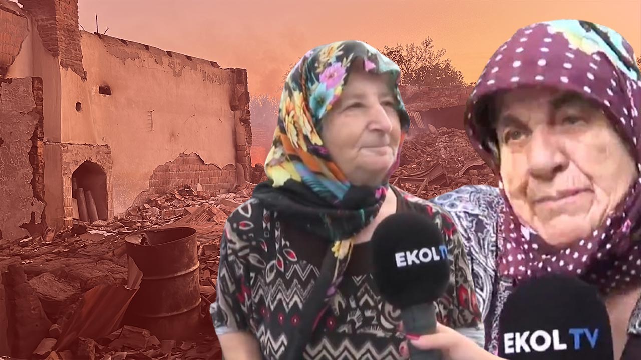 Çanakkale’de 48 yıllık emek kül oldu: Tavuklarım ölmüş, yumurtaları yanmış