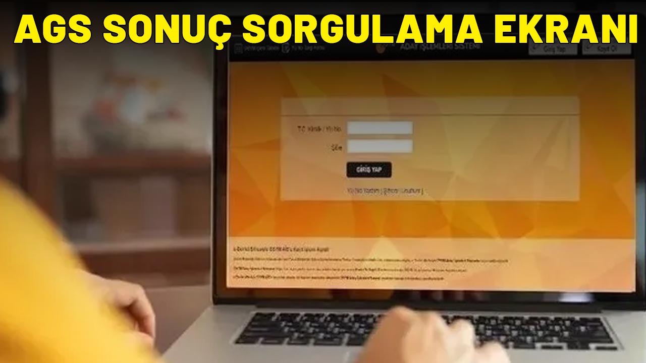AGS SONUÇ SORGULAMA EKRANI| AGS sonuçları açıklandı! MEB-AGS sınav sonuçları puan ve sıralama ekranı