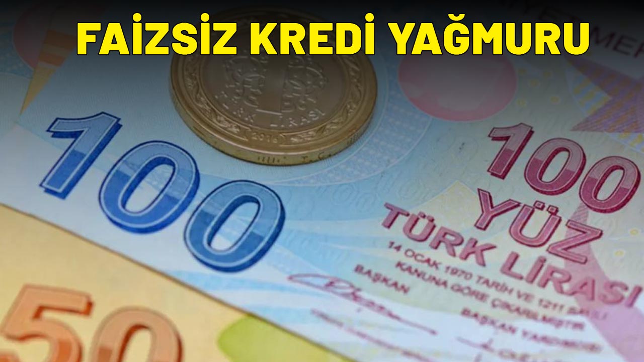 BANKALAR YARIŞA GİRDİ: Faizsiz kredi dağıtılıyor