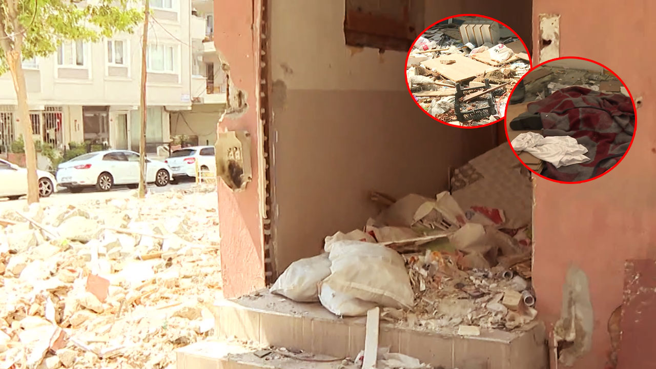 Yıkılacak diye aileler gitti, bağımlılar geldi: Metruk bina mahallelinin kâbusu oldu!