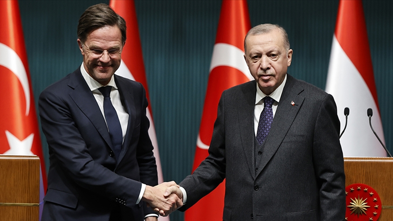 Cumhurbaşkanı Erdoğan, Rutte ile görüştü