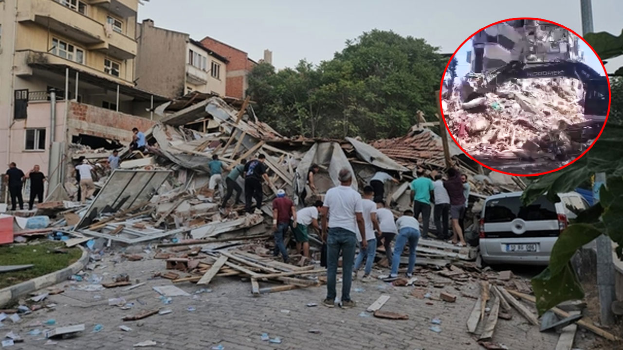 Depremin ardından çalışmalar sürüyor: Sındırgı'da hasarlı binaların yıkımına başladı!