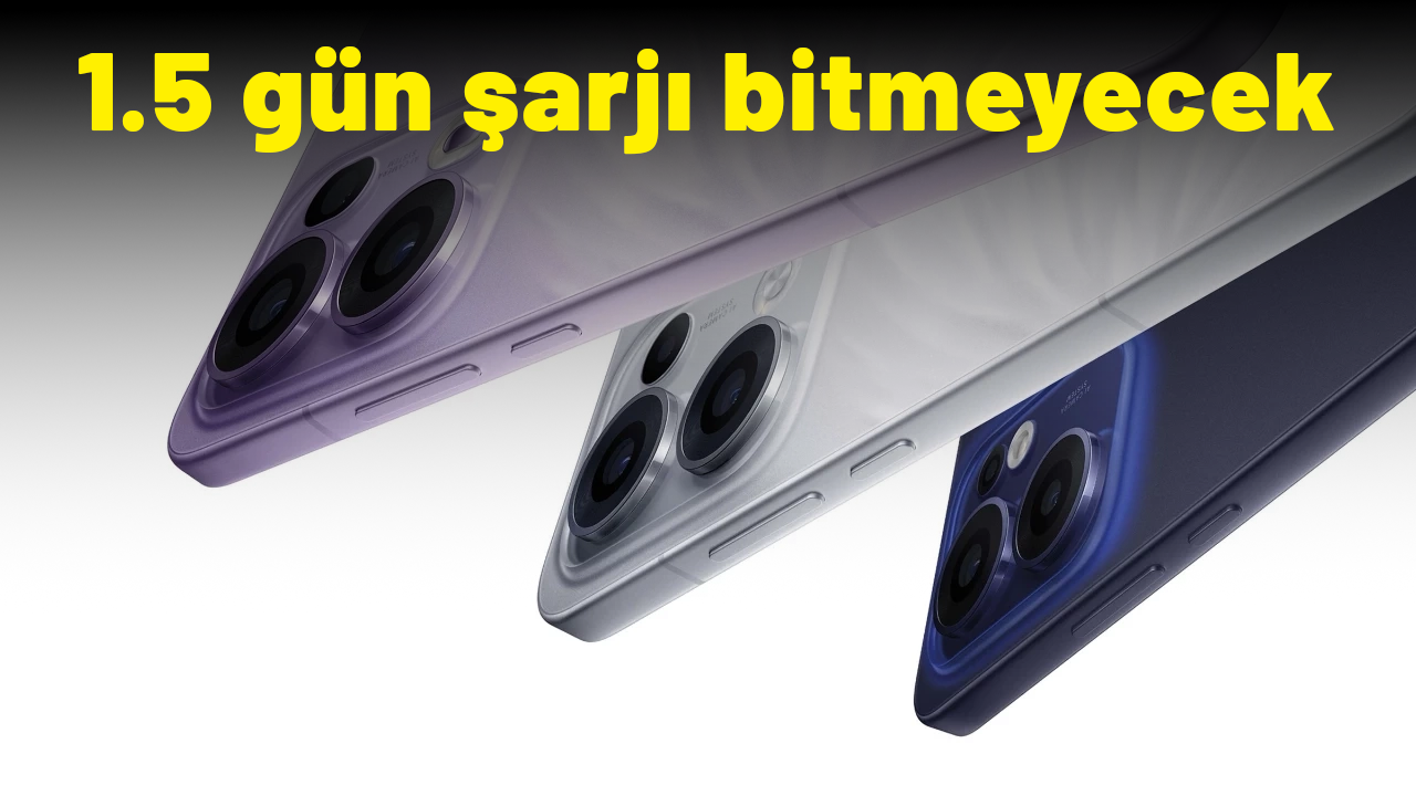 Dev bataryalı OPPO geliyor! 1.5 gün şarjı bitmeyecek