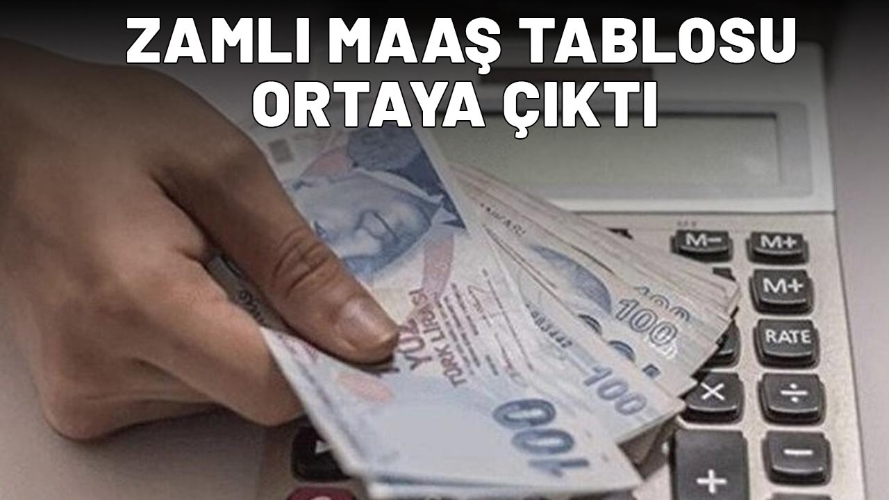 Zamlı maaş tablosu ortaya çıktı!  Öğretmen, polis, hemşire 2026’da ne kadar maaş alacak? Yeni rakamlar belli oldu