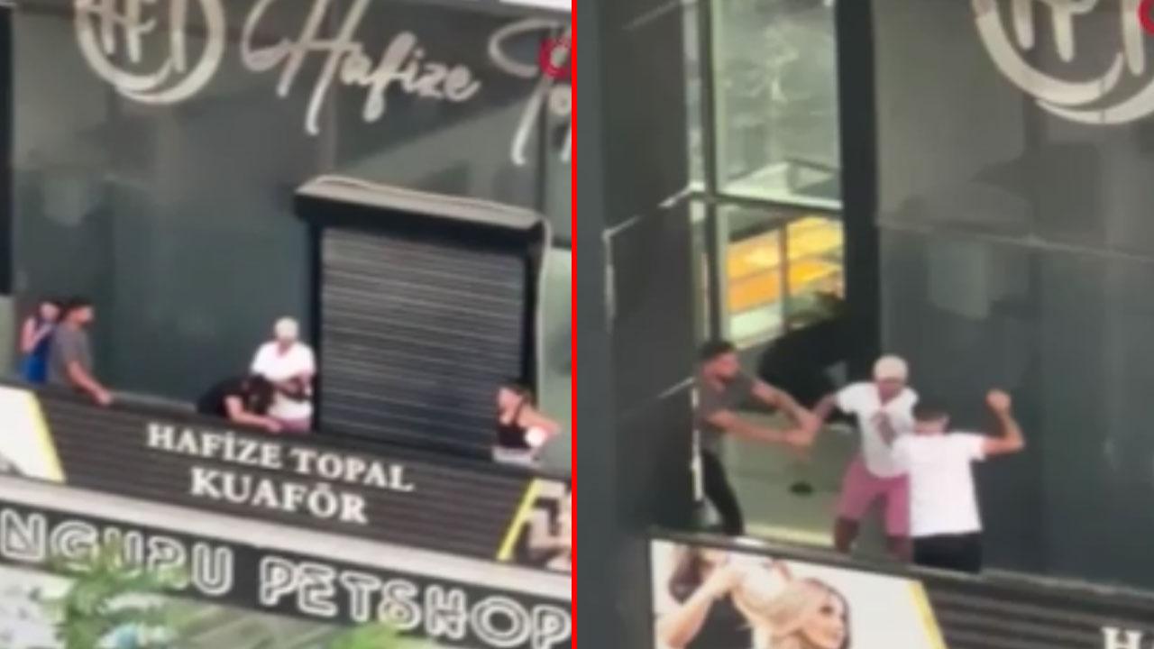 Kadın kuaföründe dehşet veren olay! Çığlıkları sokakta yankılandı