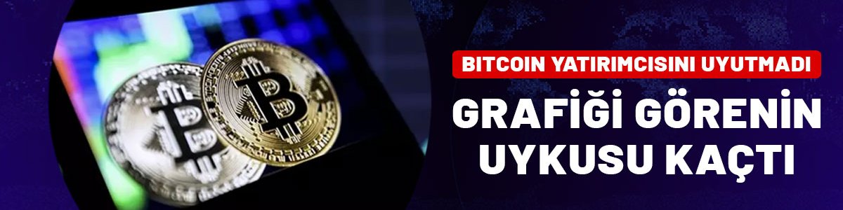 Bitcoin yatırımcısını uyutmadı! Grafiği görenin uykusu kaçtı