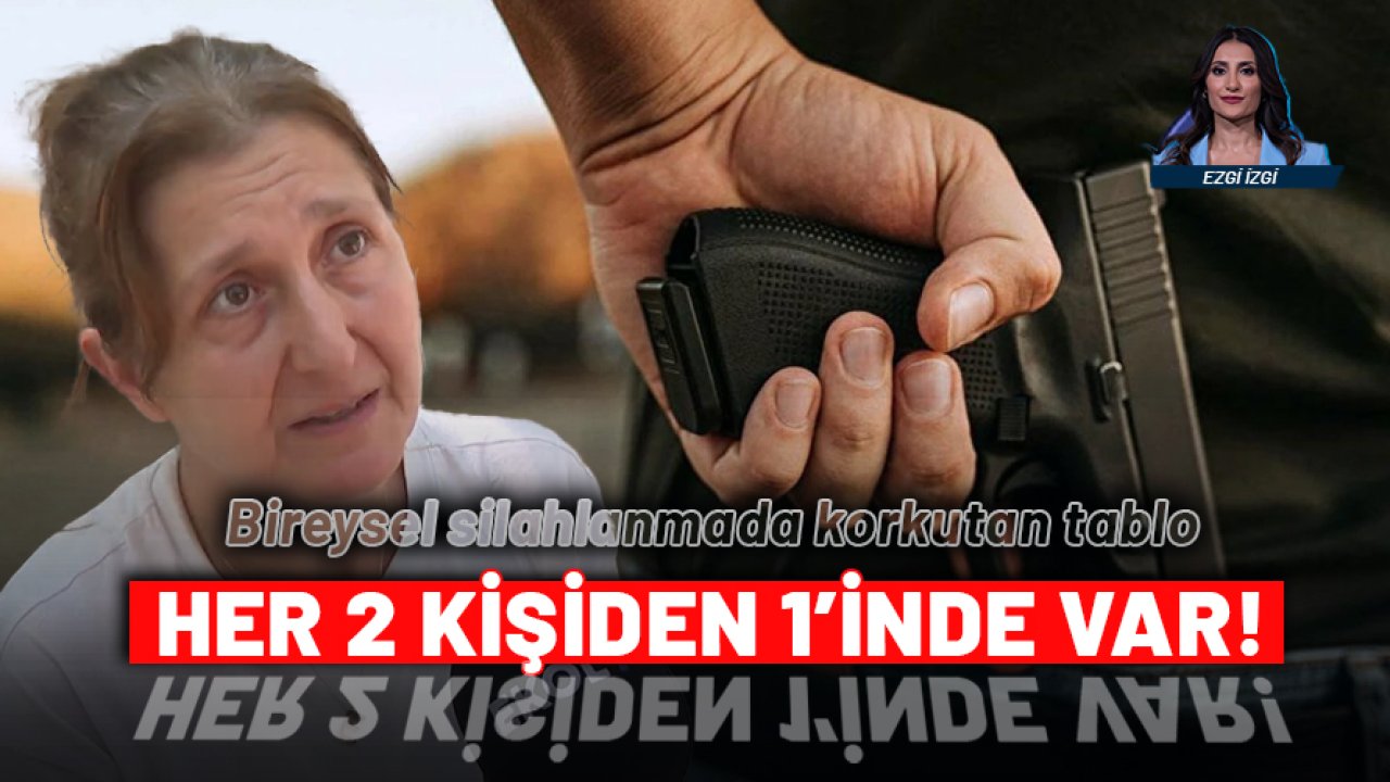 Bireysel silahlanma raporları korkunç seviyede: Her 2 kişiden 1'i sahip!